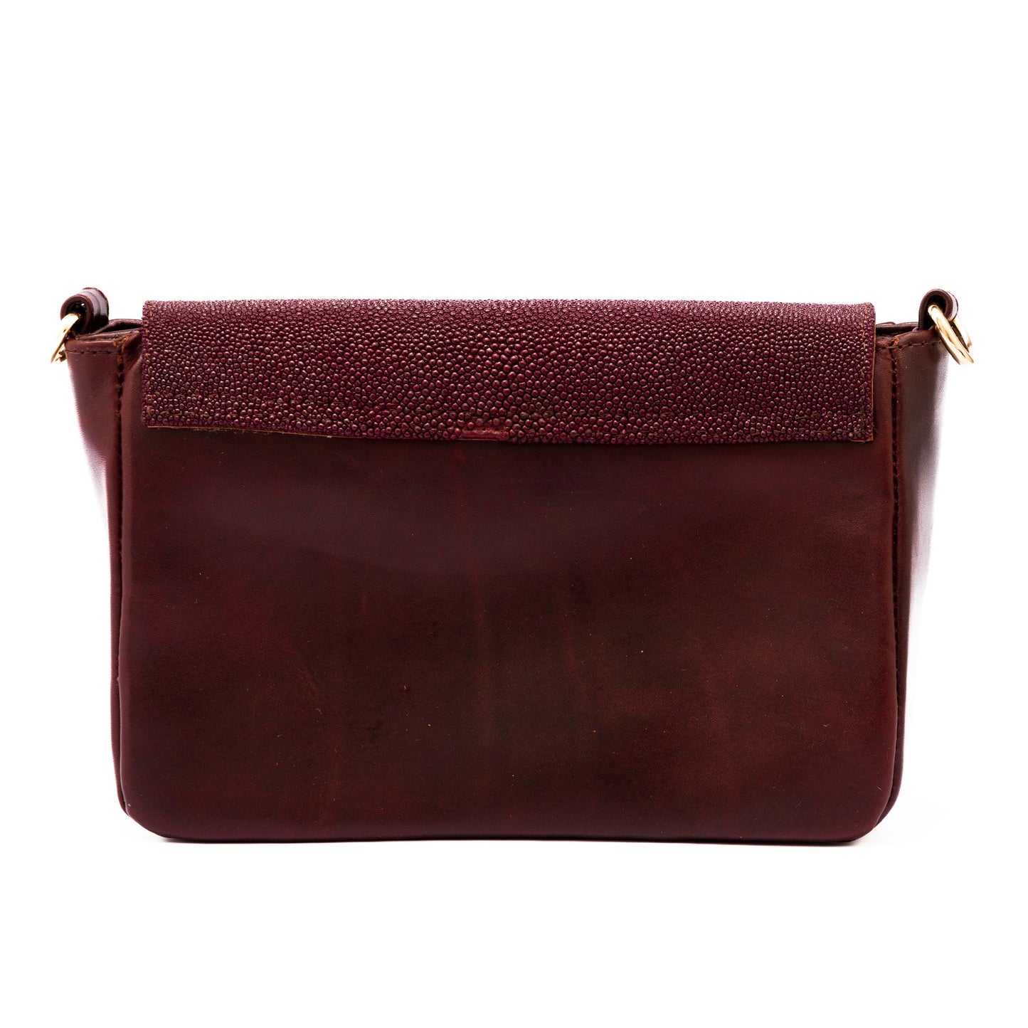 MOSVARTI Bolso Crossbody Sensation Mantaraya Reyna ( Color Vino)