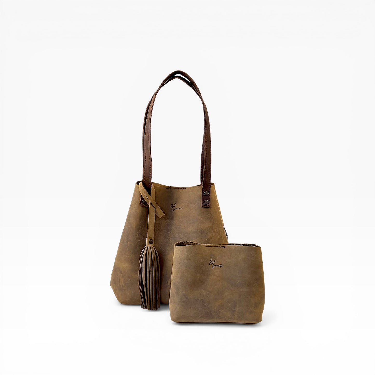 Tote Cuero Praga Plus+ Doble Vista