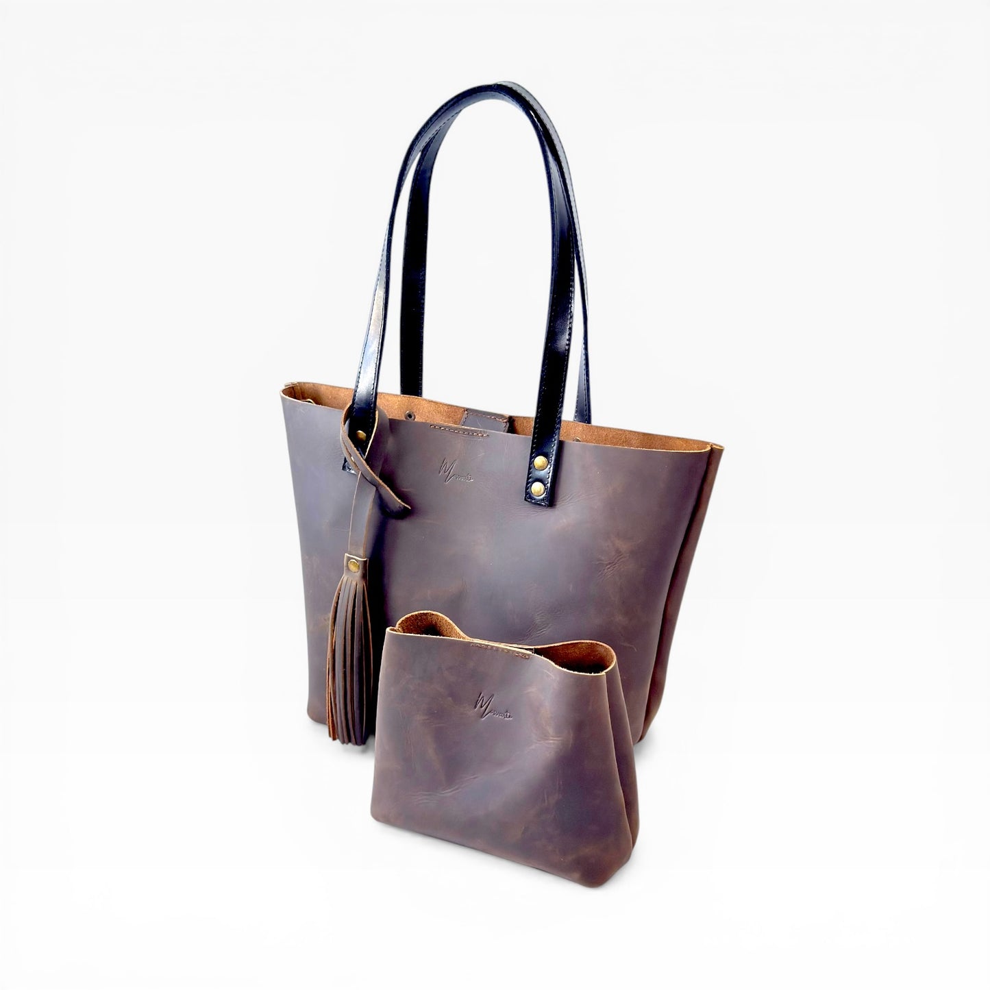 Tote Cuero Praga Plus+ Doble Vista