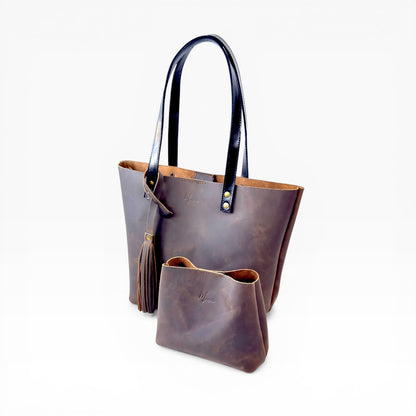 Tote Cuero Praga Plus+ Doble Vista