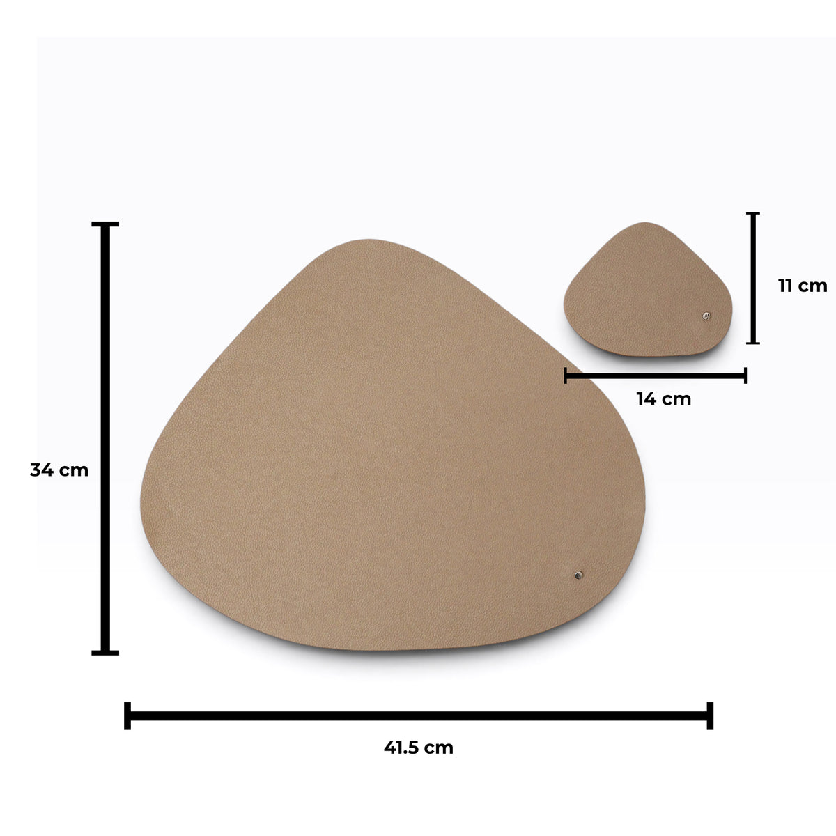 Set Individual bajo plato mantel y Portavasos de Piel Premium | Mosvarti Flother Camel - mosvartimxSet Individual bajo plato mantel y Portavasos de Piel Premium | Mosvarti Flother Camel