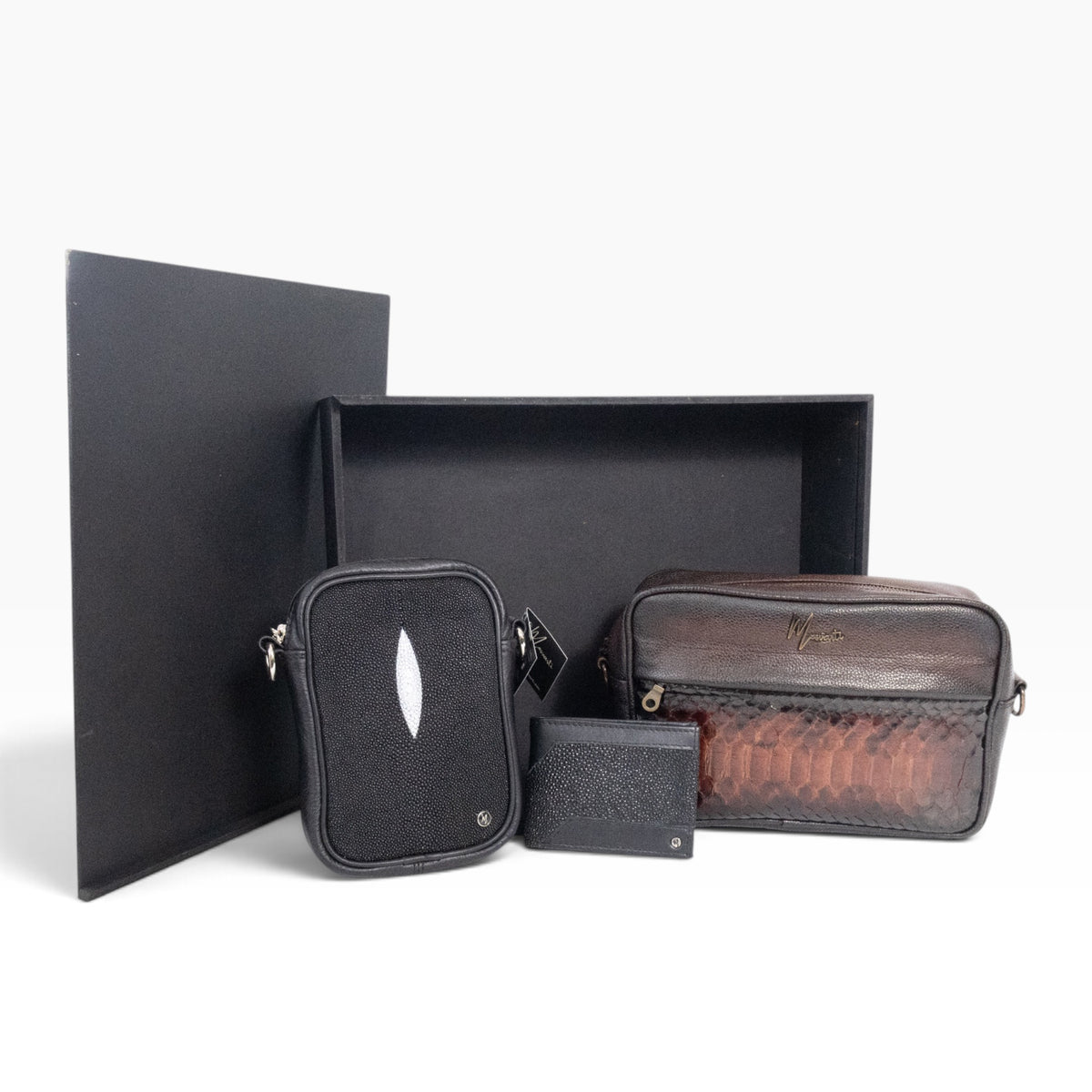 BOX de regalo Neceser, Mini Celular y Cartera (Exoticos)