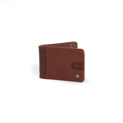 Tarjetero para caballero con Clip para Billetes Café