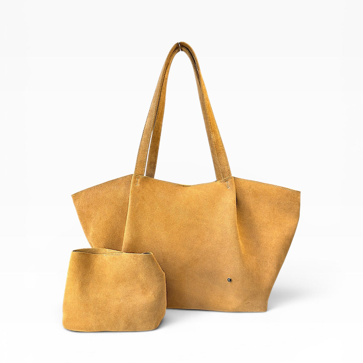 Bolso Oversized Tote Bag mod Bulgaria *Nobuk Claro*