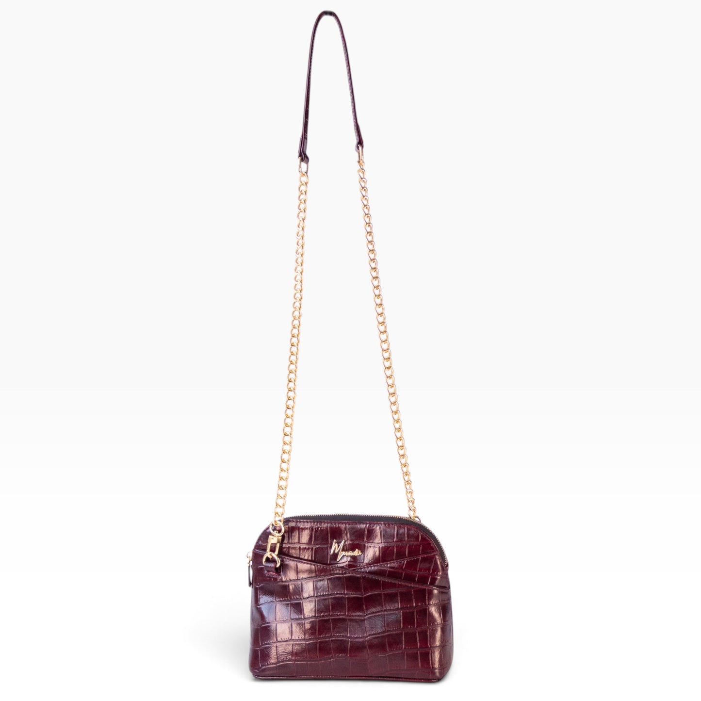 Bolso Crossbody mod Suecia Grabado Grabado de Cocodrilo