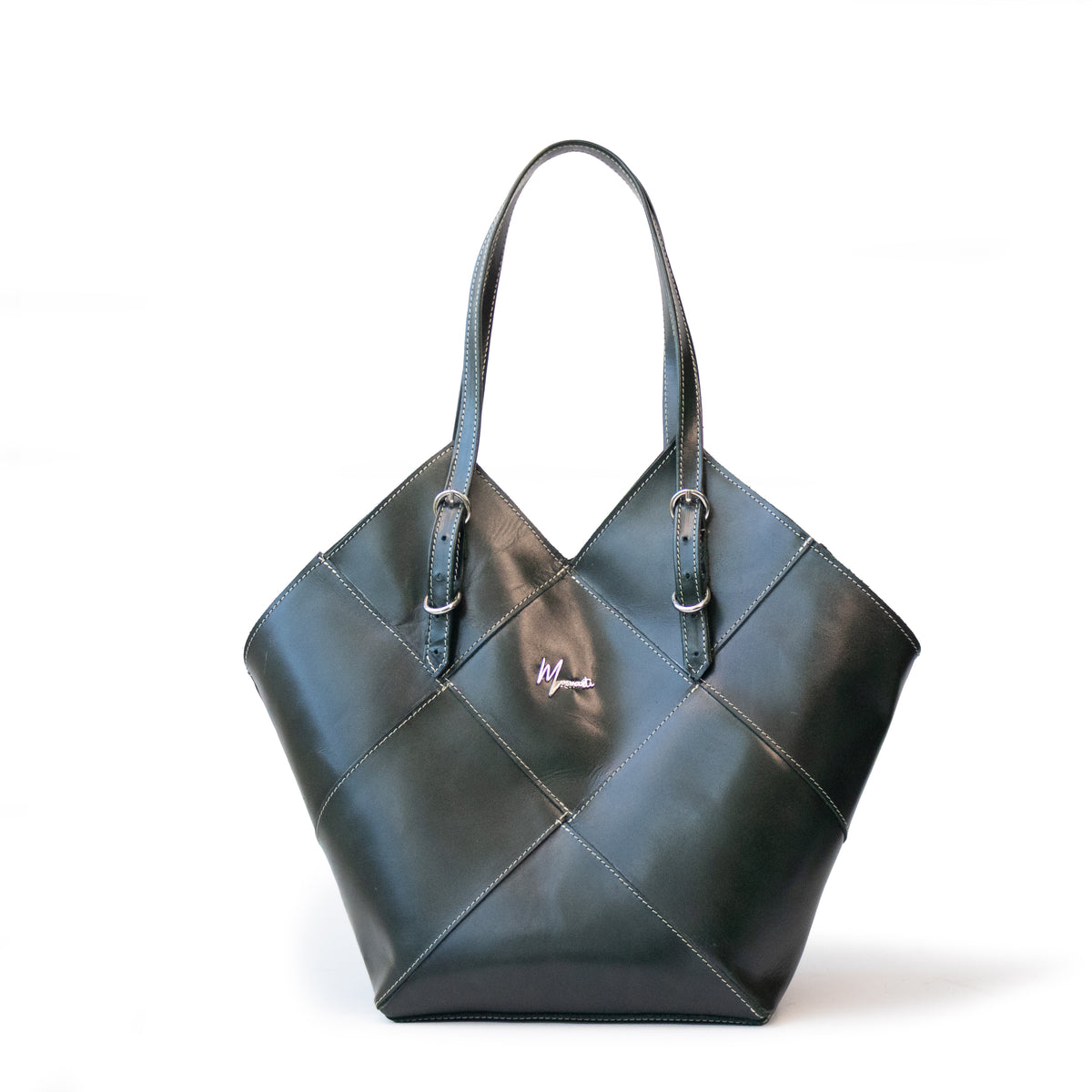 Bolsa Mod Argentina cuero Bovino *Pull VERDE*