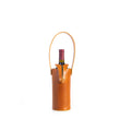 Bolsa de vino de cuero Porta botella piel 100% Mod. Rioja