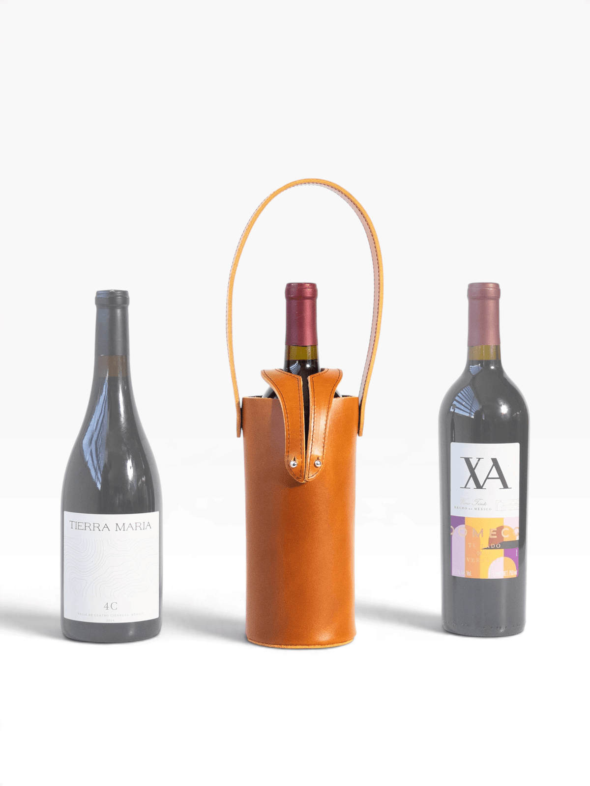 Bolsa de vino de cuero Porta botella piel 100% Mod. Rioja - mosvartimxBolsa de vino de cuero Porta botella piel 100% Mod. Rioja