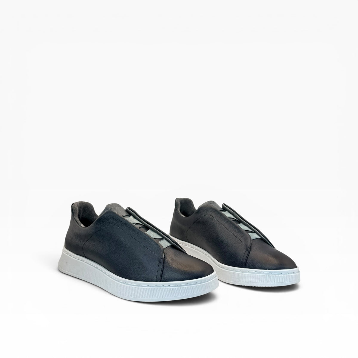 Tenis sneakers piel genuina mod 51004 Azul-Bitono - mosvartimxTenis sneakers piel genuina mod 51004 Azul-Bitono