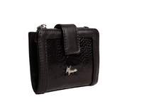 Cartera Dama con Aplic Pata Avestruz lustrado mod Bolivia