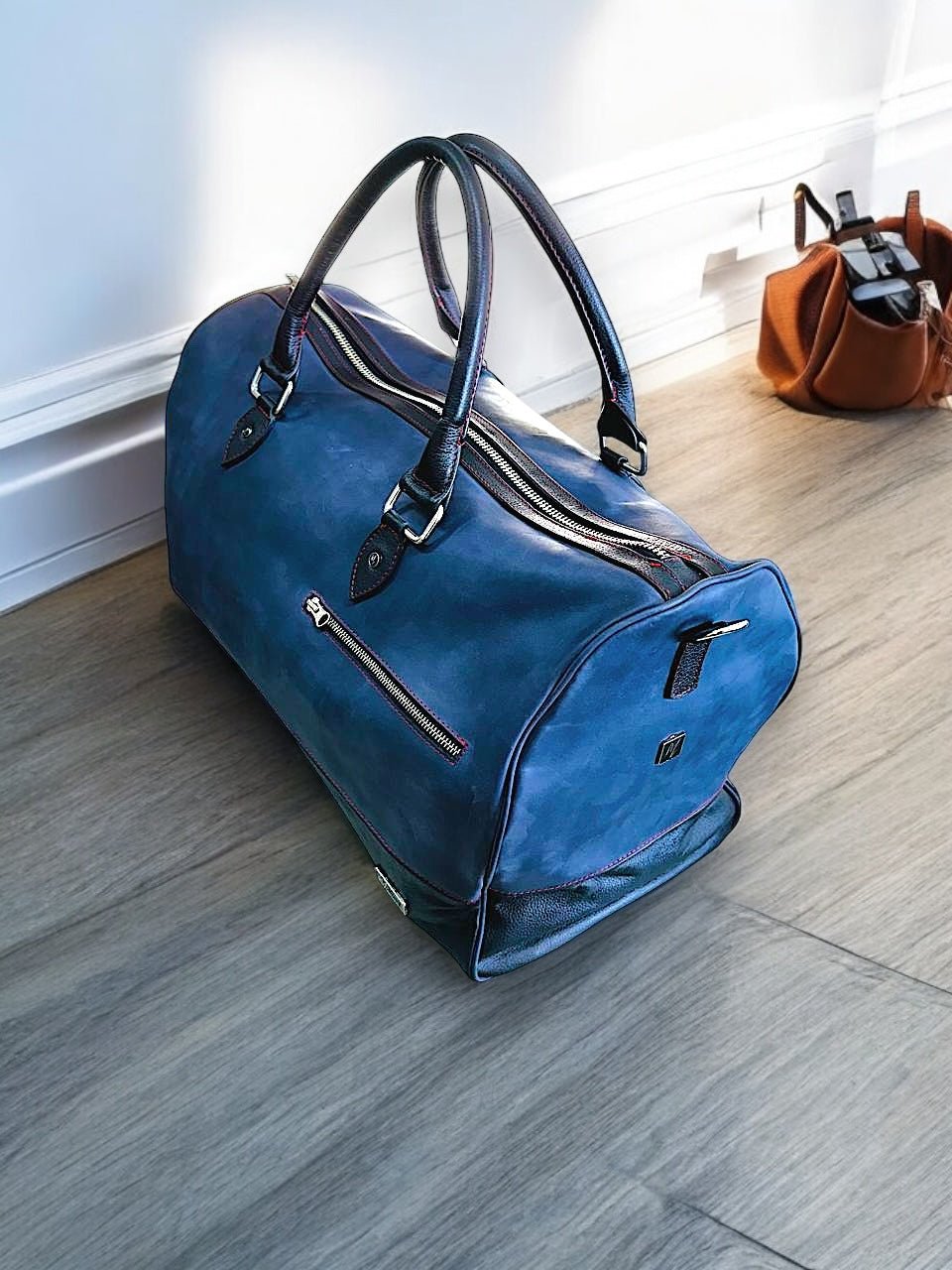 Maleta Mod Panamá (Crazy Azul/Negro) - mosvartimxMaleta Mod Panamá (Crazy Azul/Negro)