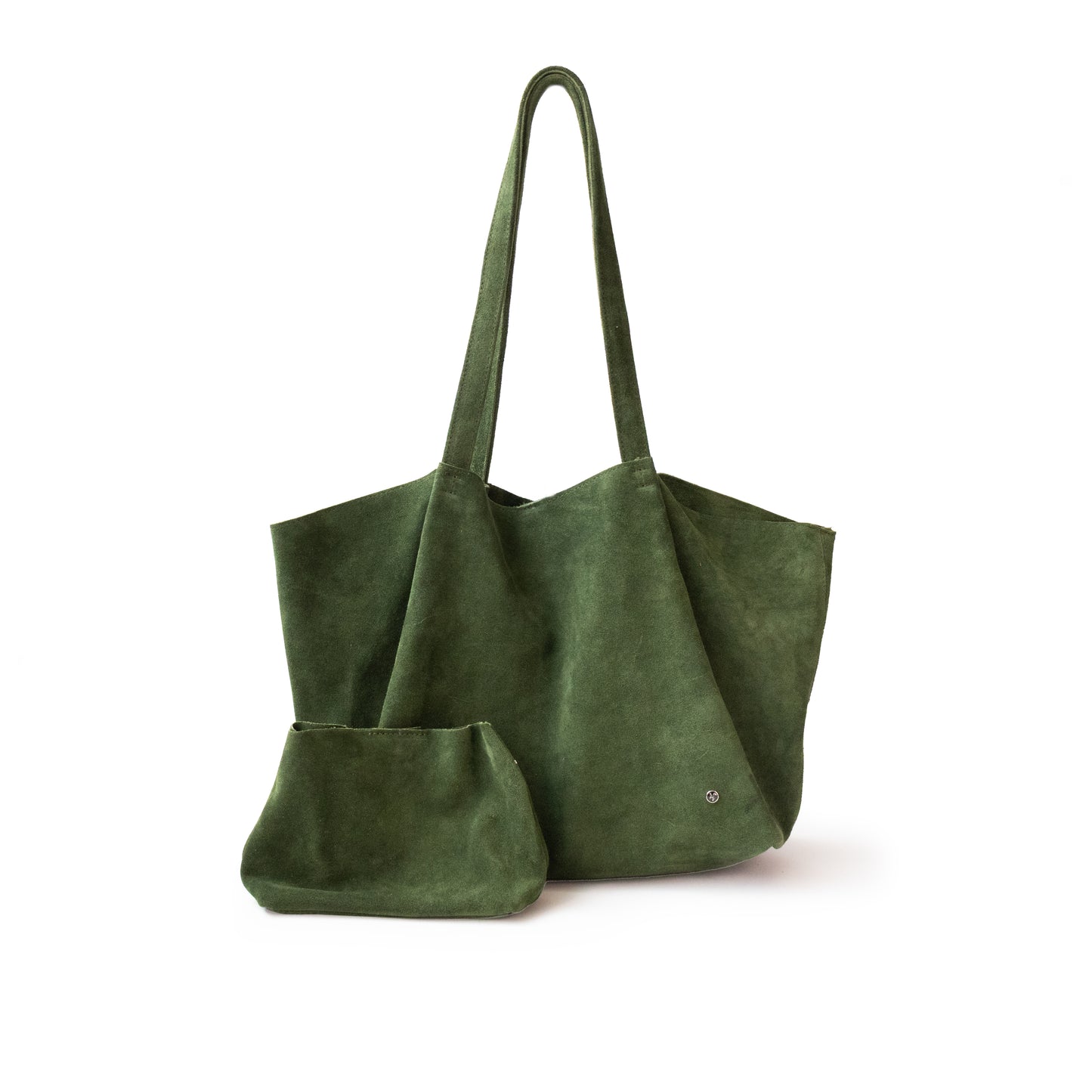 Bolso Oversized Tote Bag mod Bulgaria *Nobuk Verde*