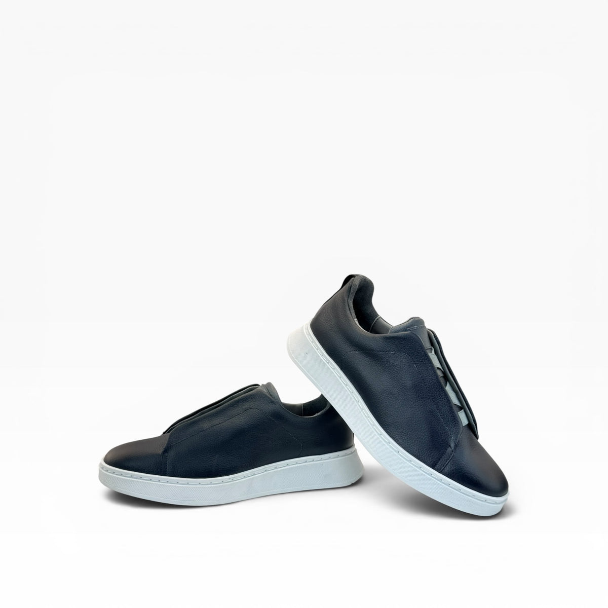 Tenis sneakers piel genuina mod 51004 Azul-Bitono - mosvartimxTenis sneakers piel genuina mod 51004 Azul-Bitono