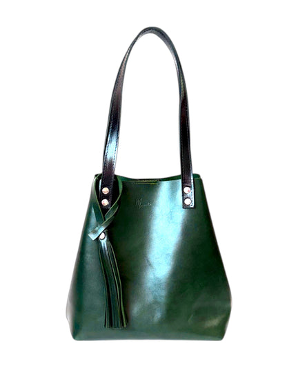 Bolso Tote Cuero Praga con cosmetiquera Berlín