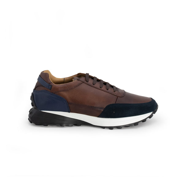 Tenis piel genuina mod 20000 Coñac