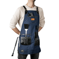 Mandil Parrillero Angus Textil / Piel - mosvartimxMandil Parrillero Angus Textil / Piel