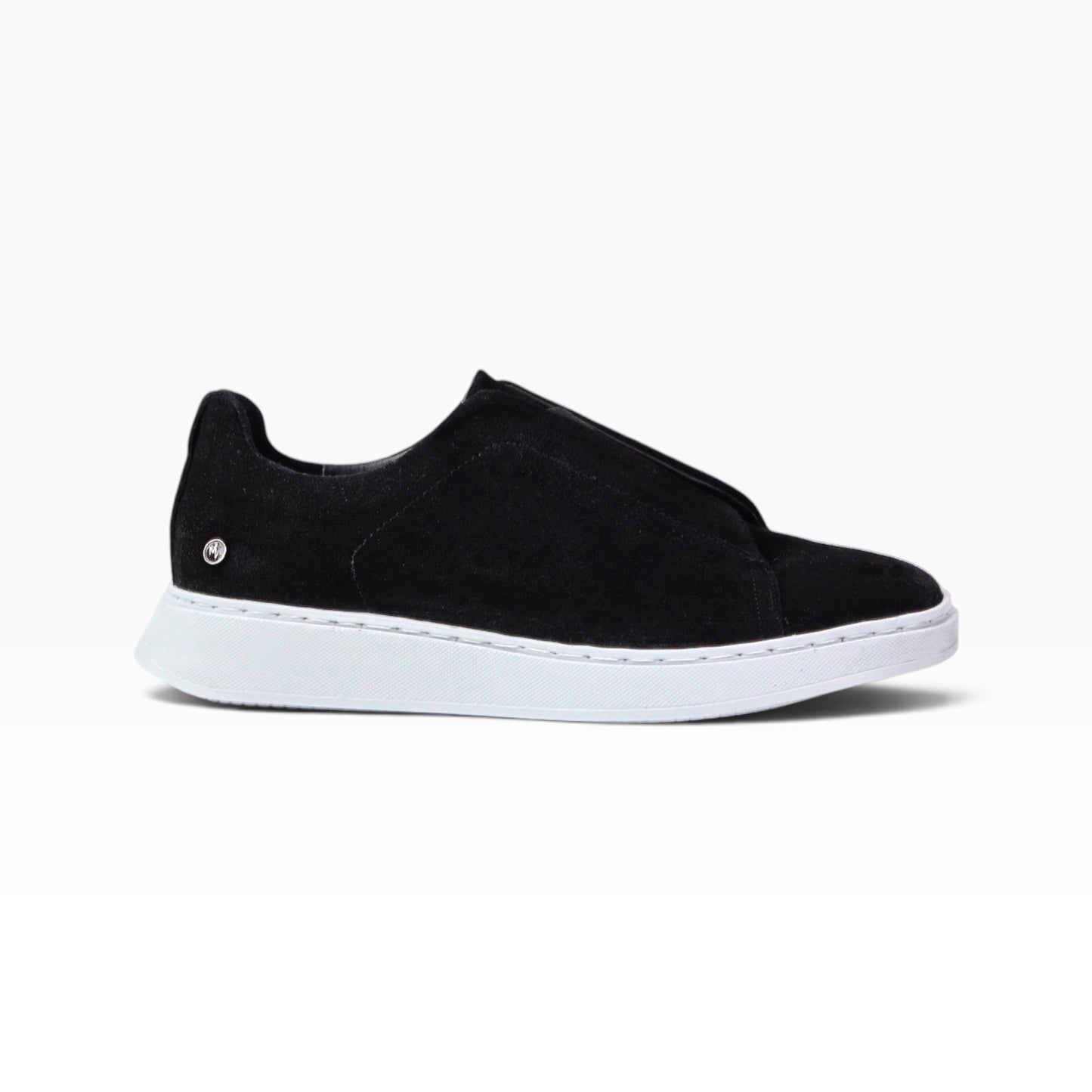 Tenis sneakers piel genuina mod 51003 Gamuza Negro