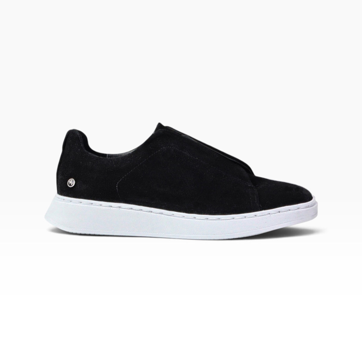 Tenis sneakers piel genuina mod 51003 Gamuza Negro