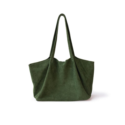 Bolso Oversized Tote Bag mod Bulgaria *Nobuk Verde*