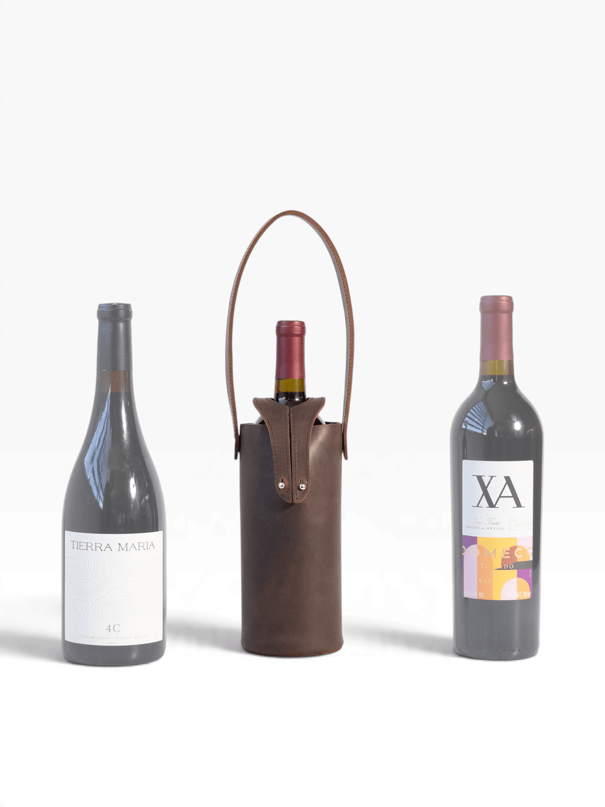 Bolsa de vino de cuero Porta botella piel 100% Mod. Rioja - mosvartimxBolsa de vino de cuero Porta botella piel 100% Mod. Rioja