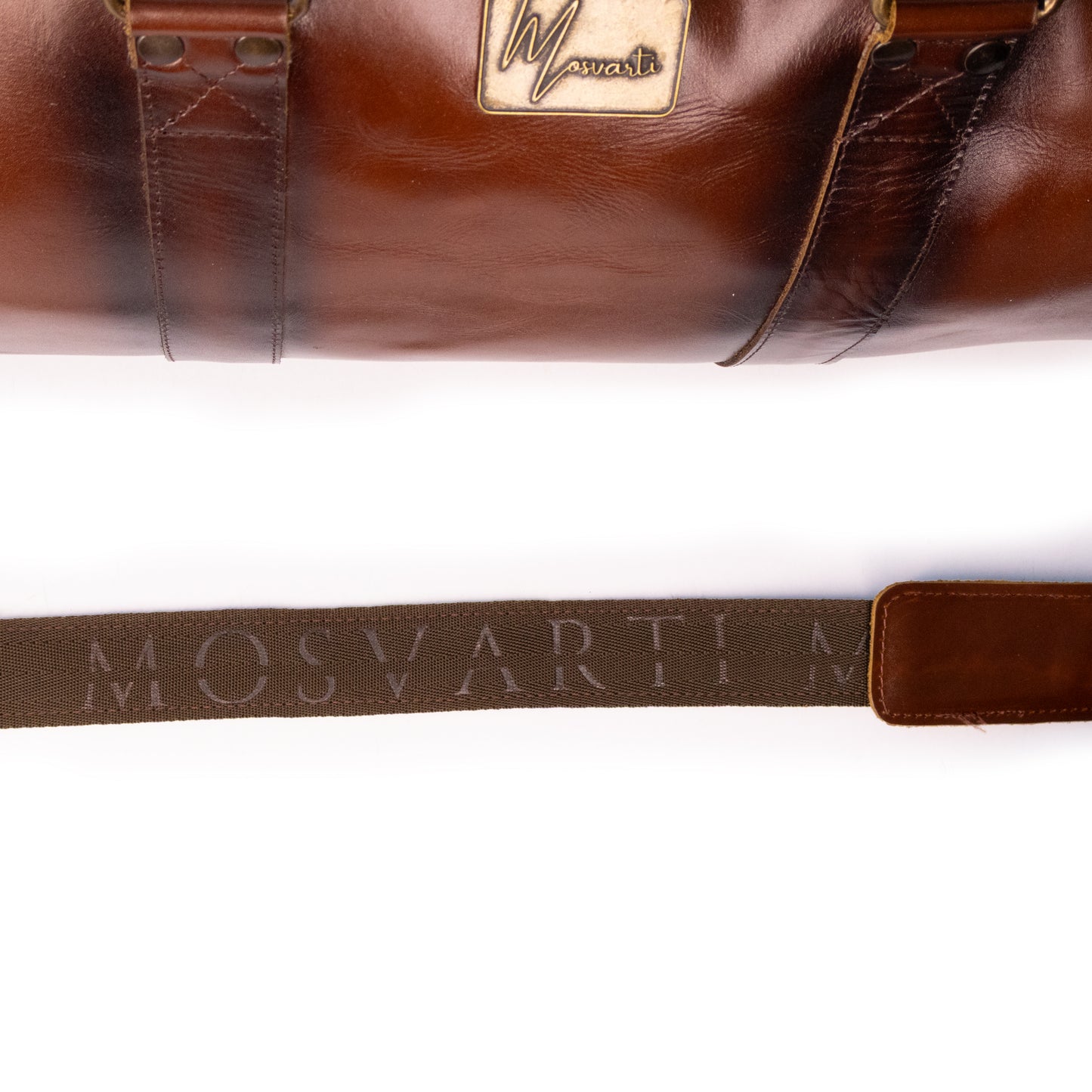 Maleta Piel Genuina con Gps mod. New York Jr. Duffle pull Roble Plus