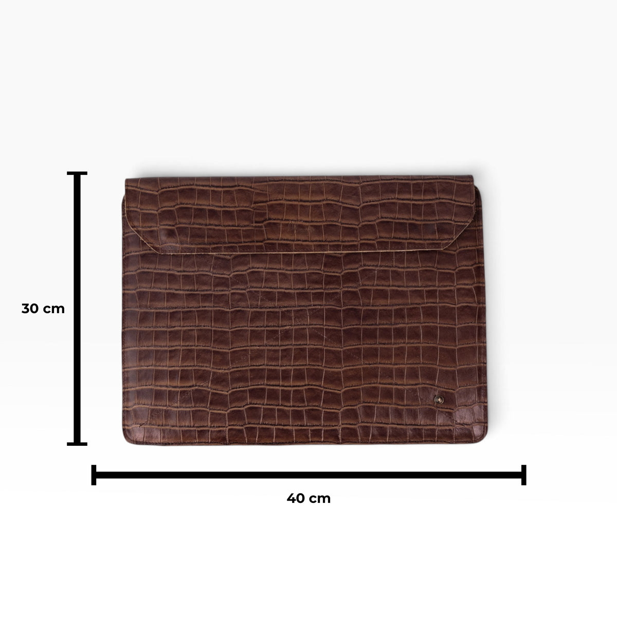 PORTA LAPTOP FIELTRO INTERNO MOD KANSAS Grabado de Cocodrilo
