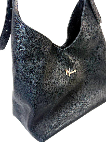 Bolso mod  Nigeria Asa Ajustable  *FLOTHER NEGRO*