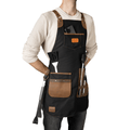 Mandil Parrillero Angus Textil / Piel - mosvartimxMandil Parrillero Angus Textil / Piel