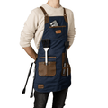 Mandil Parrillero Angus Textil / Piel - mosvartimxMandil Parrillero Angus Textil / Piel