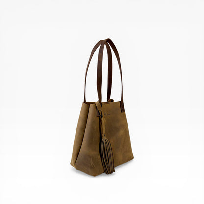 Tote Cuero Praga Plus+ Doble Vista