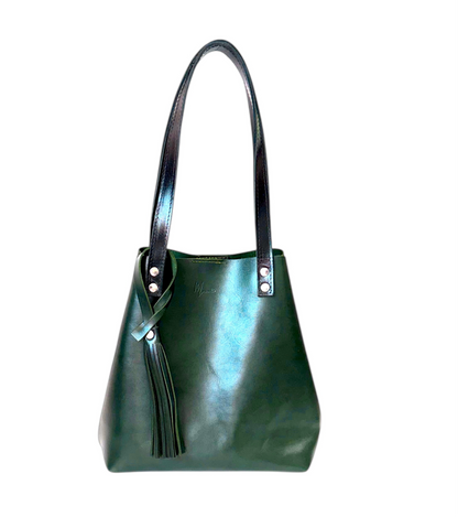 Bolso Tote Cuero Praga con cosmetiquera Berlín