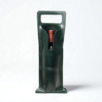 Bolsa de vino de cuero Porta botella piel 100% Mod. (Cabernet)