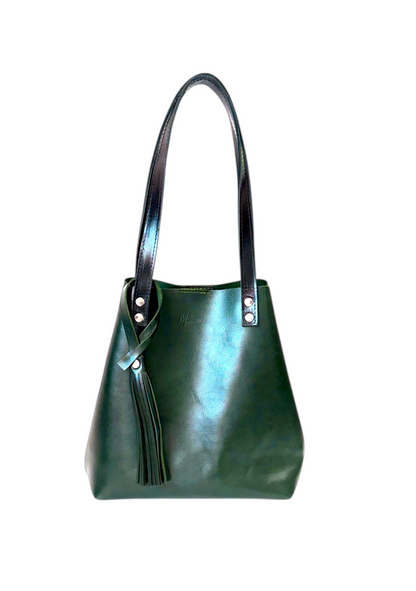 Bolso Tote Cuero Praga con cosmetiquera Berlín