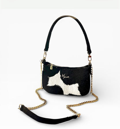 Bolso cross body  Mini Mod Aranza Plus+ Pelo Bovino