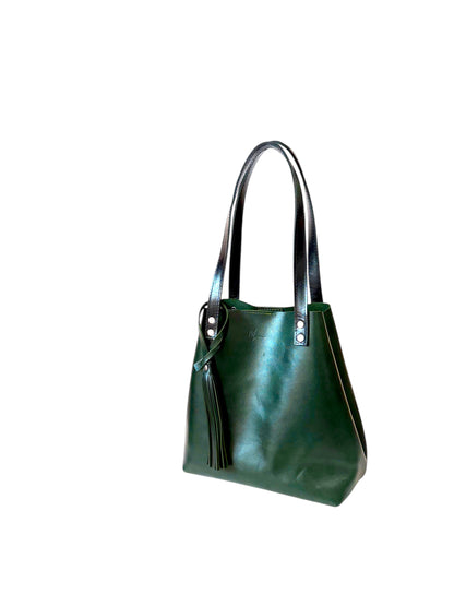 Bolso Tote Cuero Praga con cosmetiquera Berlín