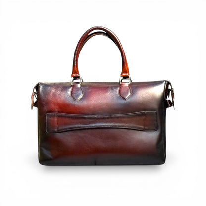 Portafolio Mosvarti de Cuero para Laptop 19” Mod Seúl *Roble