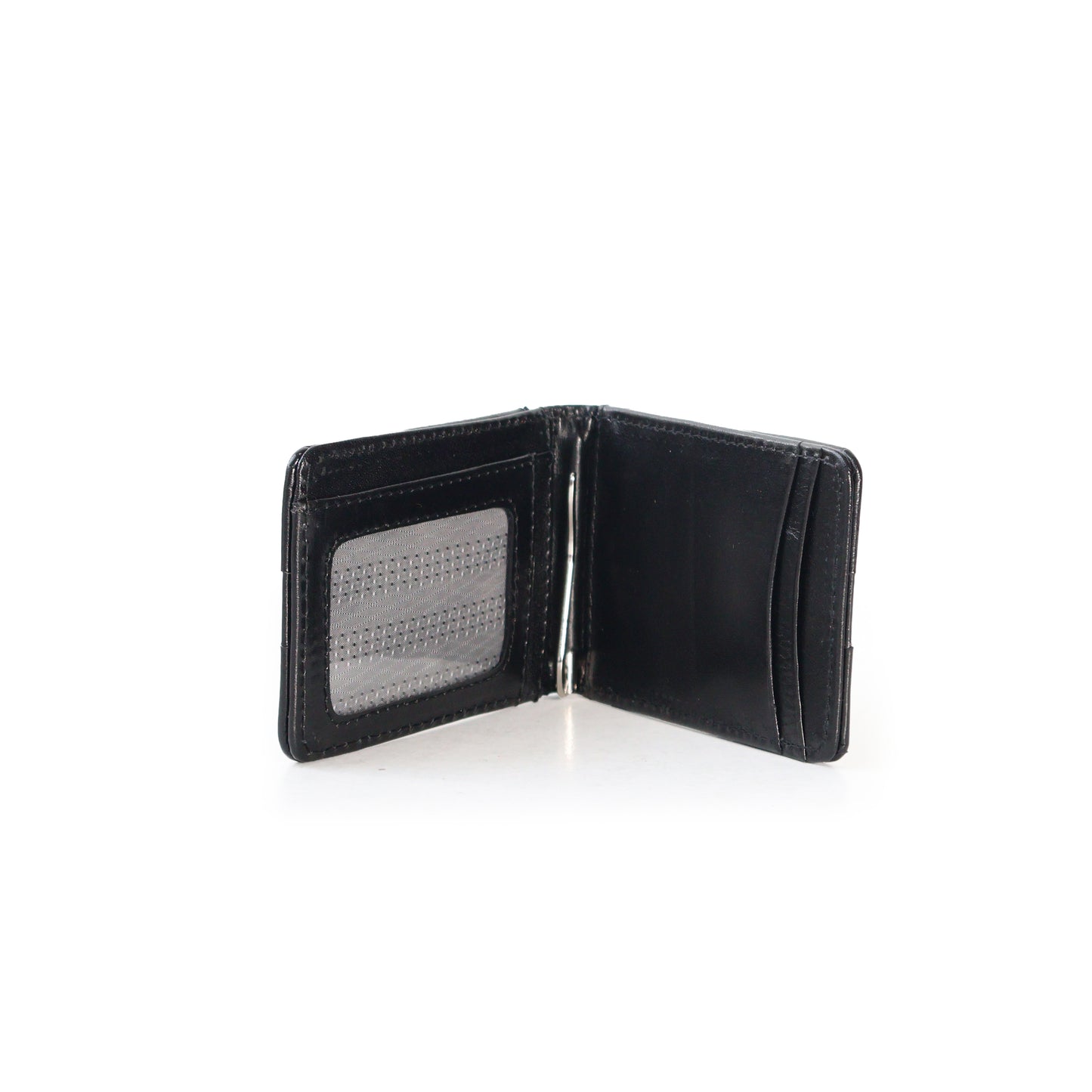 Tarjetero para caballero con Clip para Billetes Pull Negro