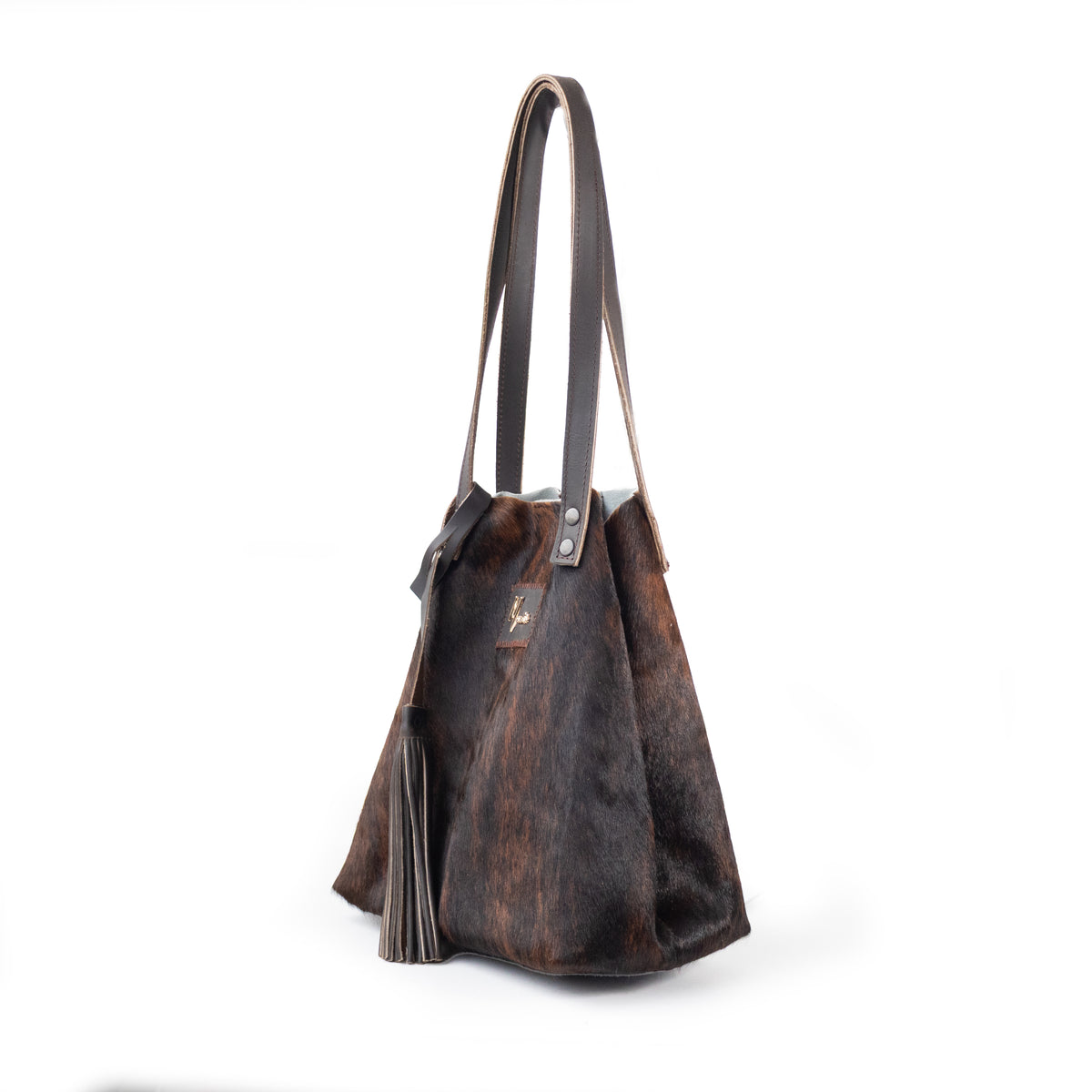 Tote Cuero Praga Plus Pelo Res Atigrado