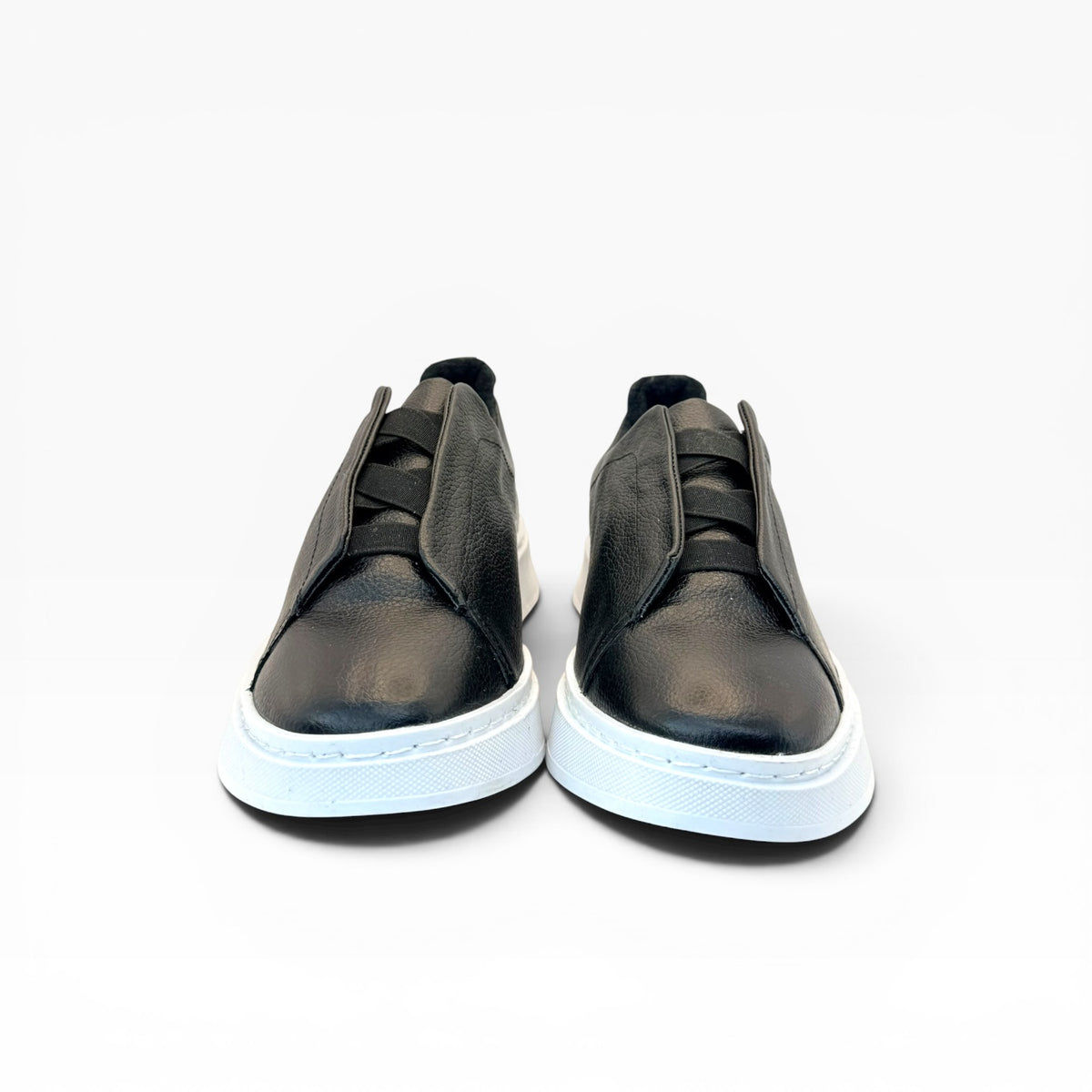Tenis sSneakers piel genuina slip on mod 51003 Negro - mosvartimxTenis sSneakers piel genuina slip on mod 51003 Negro