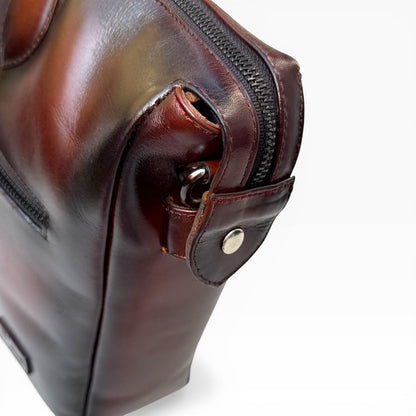 Portafolio Mosvarti de Cuero para Laptop 19” Mod Seúl *Roble