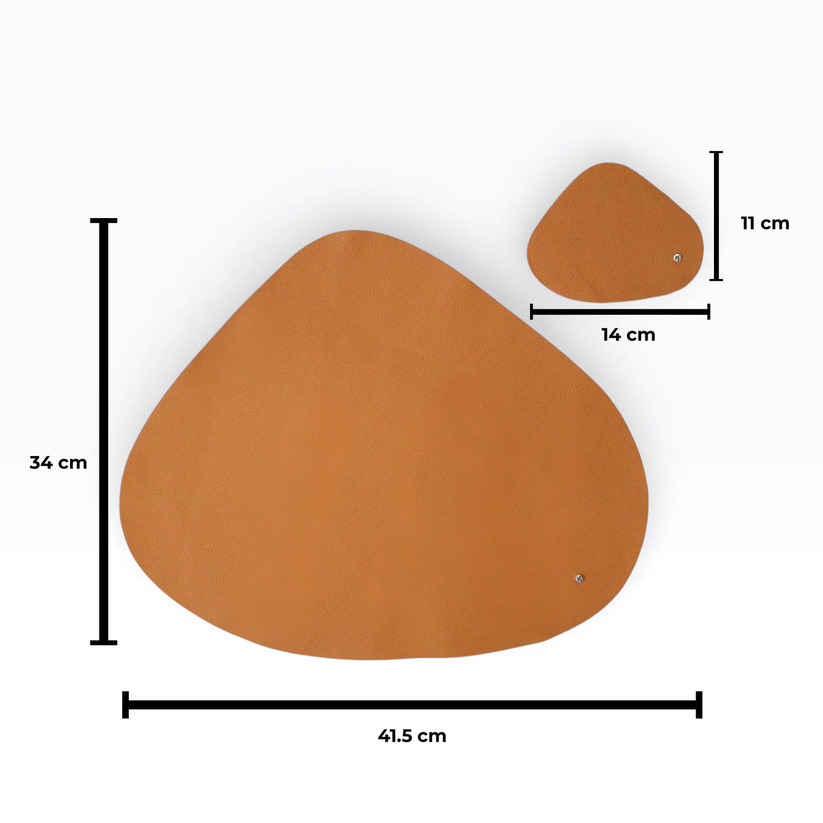 Set Individual bajo plato mantel y Portavasos de Piel Premium | Mosvarti Flother Mostaza - mosvartimxSet Individual bajo plato mantel y Portavasos de Piel Premium | Mosvarti Flother Mostaza