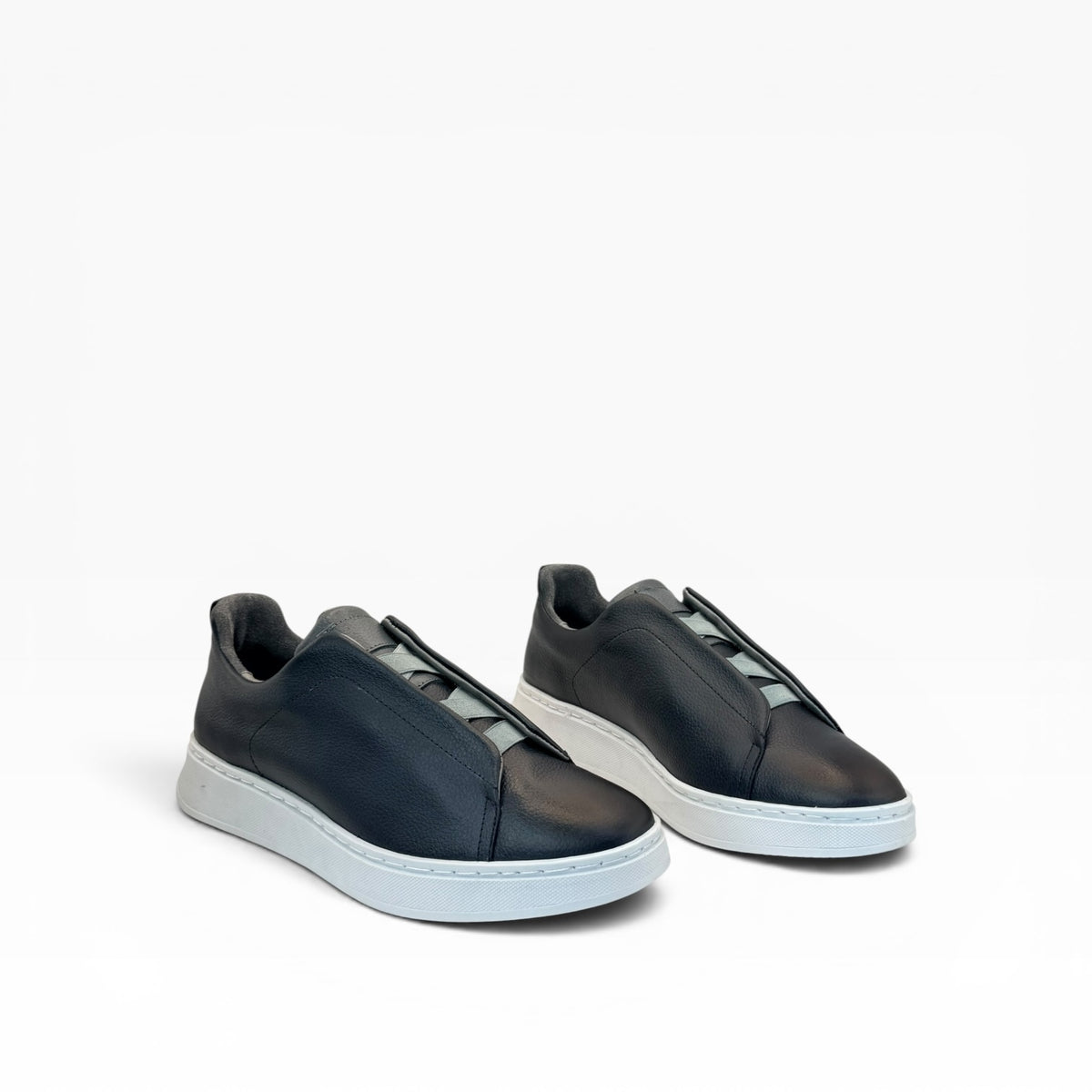 Tenis sneakers piel genuina mod 51004 Azul-Bitono - mosvartimxTenis sneakers piel genuina mod 51004 Azul-Bitono