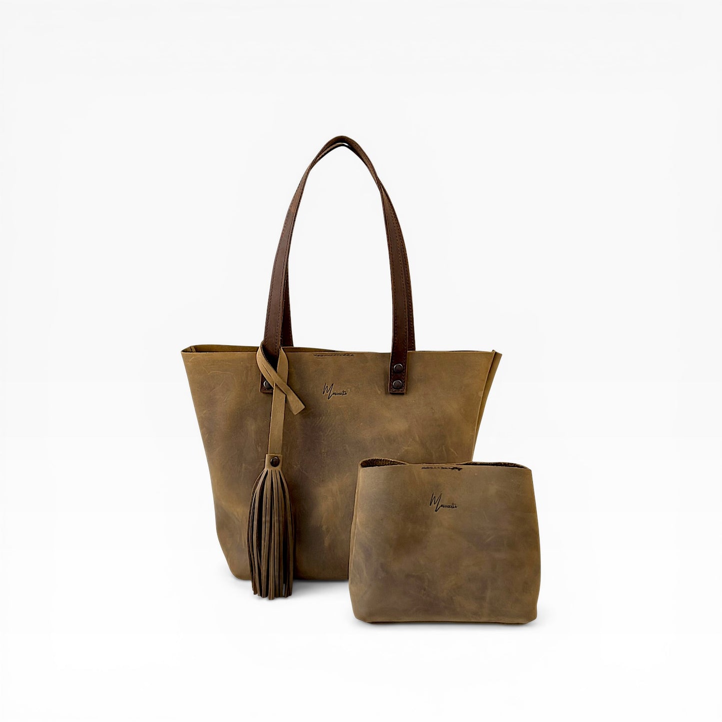 Tote Cuero Praga Plus+ Doble Vista