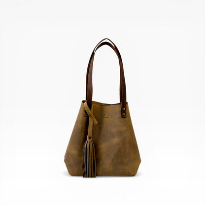 Tote Cuero Praga Plus+ Doble Vista