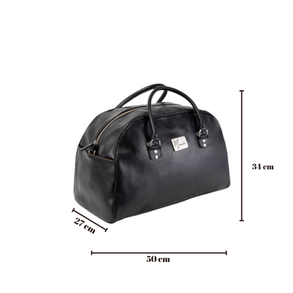 Maleta Piel Genuina Elegante mod. Paris (pull up negra )