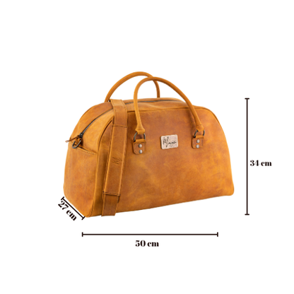 Maleta Piel Genuina Elegante mod. Paris (Crazy Naranja )