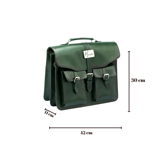 Portafolio 100% CUERO Mod. Messenger ( Pull Verde)