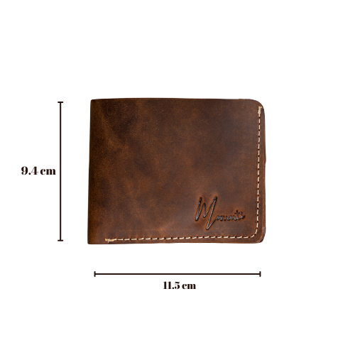 Cartera caballero  Estilo Urbano Mod. Francia  (Crazy café)