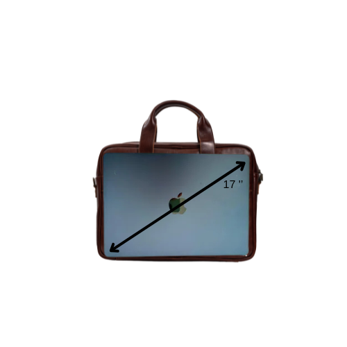 Maletin Portafolio 100% Cuero Mod. Brooklyn ( Pull up Shedron )