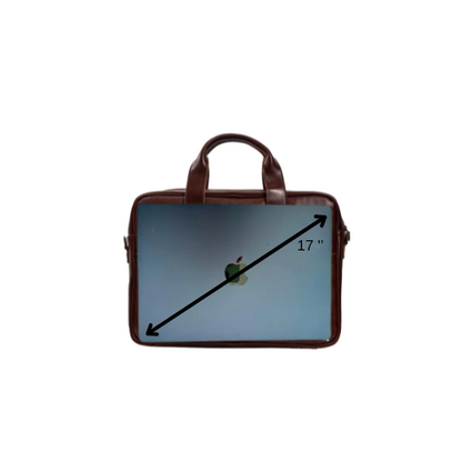 Maletin Portafolio 100% Cuero Mod. Brooklyn ( Pull up Shedron )